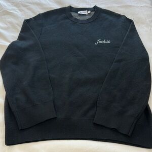 Black Men's Sweater Fred segal